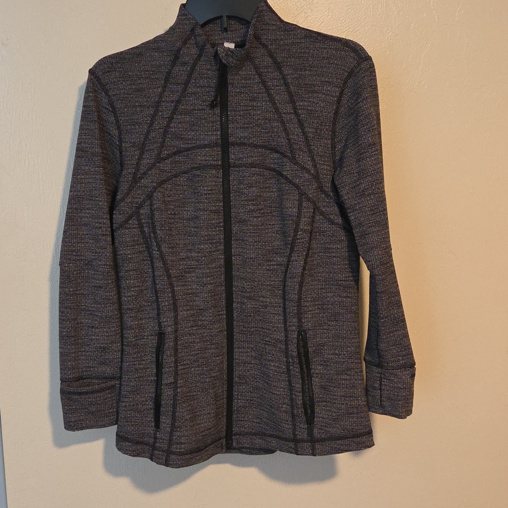 lululemon athletica Gray Full-Zip Jacket